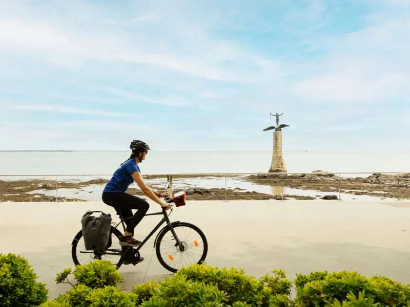 Balade à vélo sur le front de mer - Saint-Nazaire - Département Loire-Atlantique