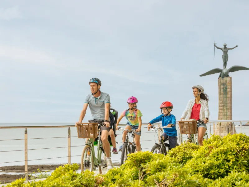 Front de mer de Saint-Nazaire à vélo
