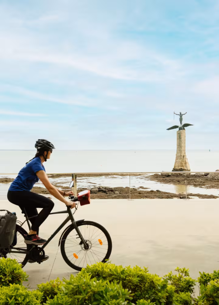 Balade à vélo sur le front de mer - Saint-Nazaire - Département Loire-Atlantique