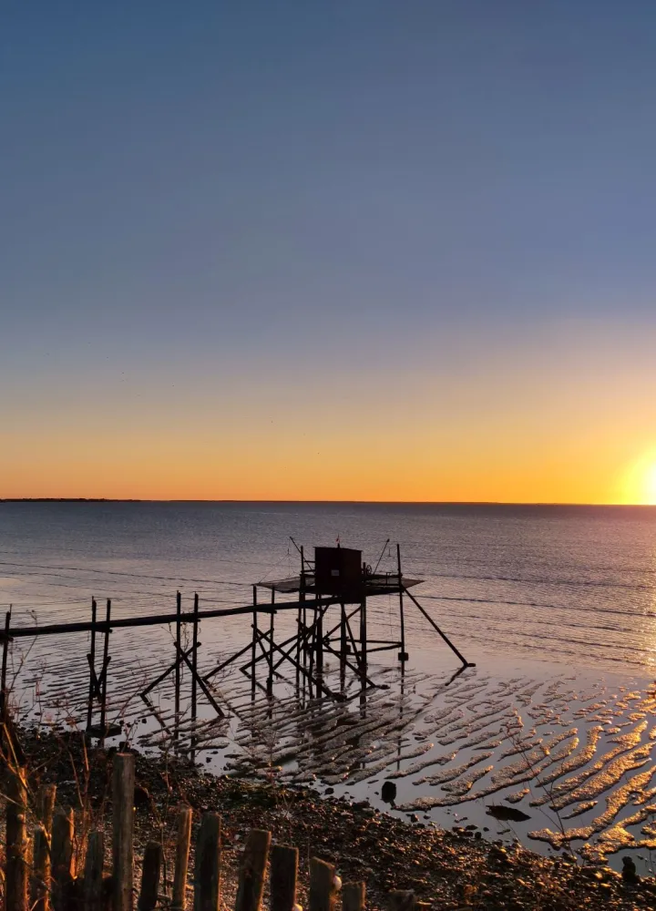 Coucher de soleil sur la Baie de l'Aiguillon