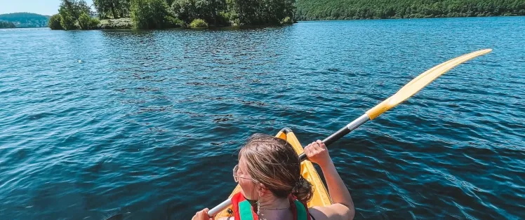 Canoë sur le Lac de Vassivière