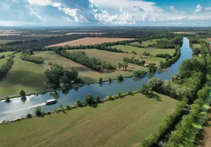 Vue aérienne du Marais Poitevin